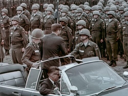 Präsident John F. Kennedy Deutschlandbesuch 1963