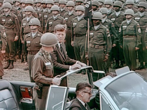 Präsident John F. Kennedy Deutschlandbesuch 1963