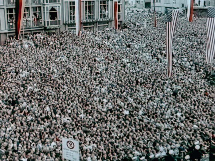 Präsident John F. Kennedy Deutschlandbesuch 1963