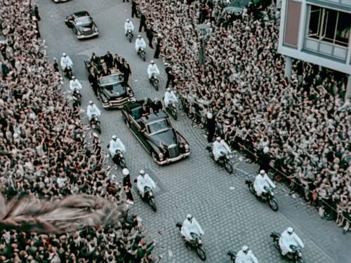 Präsident John F. Kennedy Deutschlandbesuch 1963