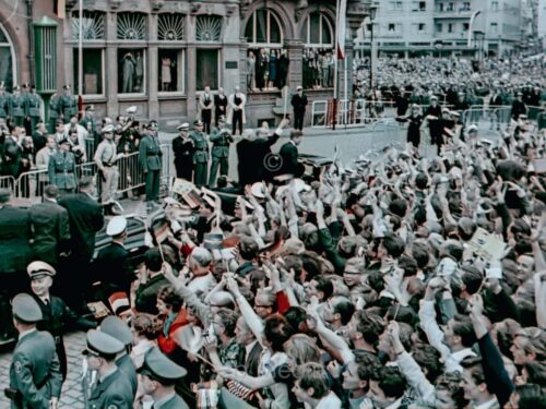 Präsident John F. Kennedy Deutschlandbesuch 1963