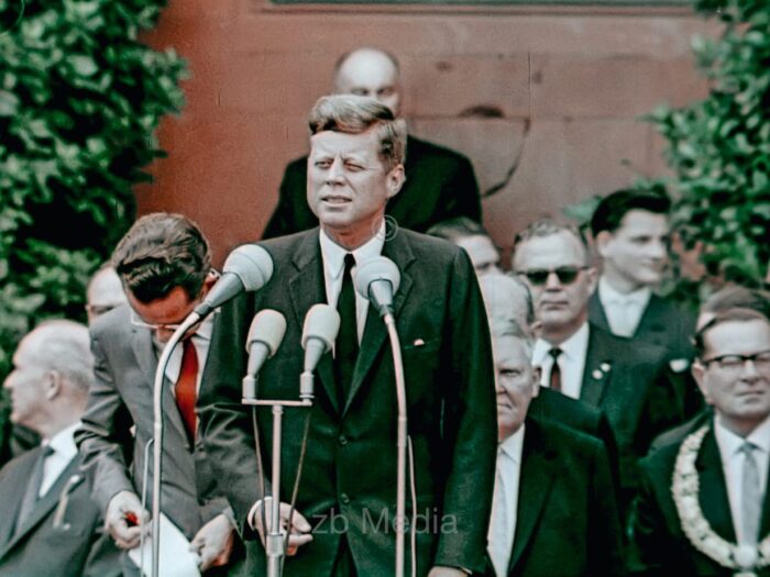 Präsident John F. Kennedy Deutschlandbesuch 1963