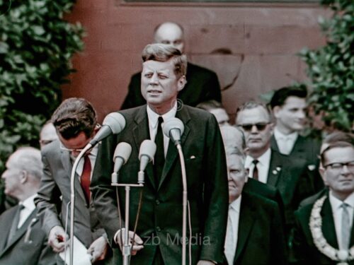 Präsident John F. Kennedy Deutschlandbesuch 1963