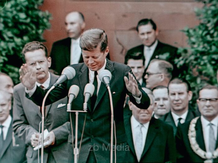 Präsident John F. Kennedy Deutschlandbesuch 1963