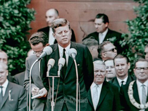 Präsident John F. Kennedy Deutschlandbesuch 1963