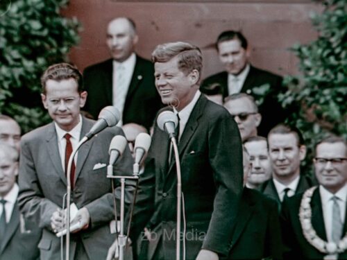 Präsident John F. Kennedy Deutschlandbesuch 1963