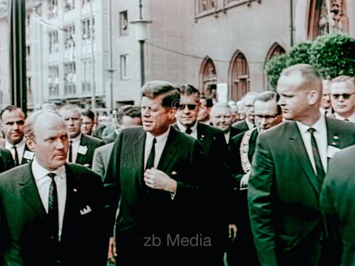 Präsident John F. Kennedy Deutschlandbesuch 1963