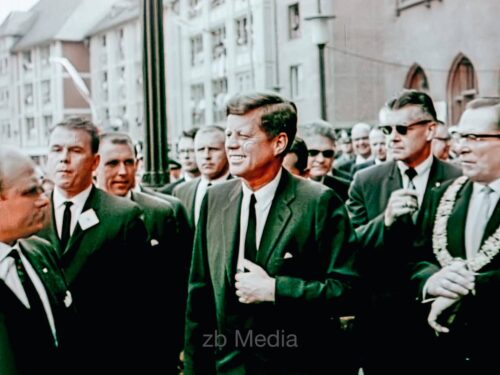 Präsident John F. Kennedy Deutschlandbesuch 1963