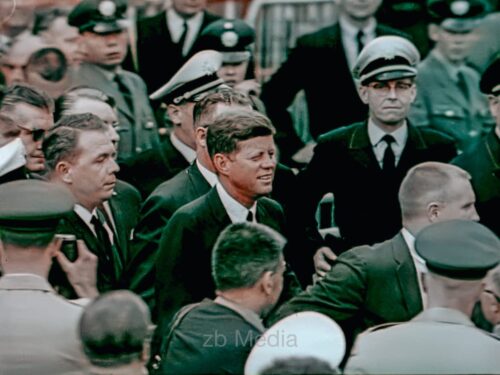 Präsident John F. Kennedy Deutschlandbesuch 1963