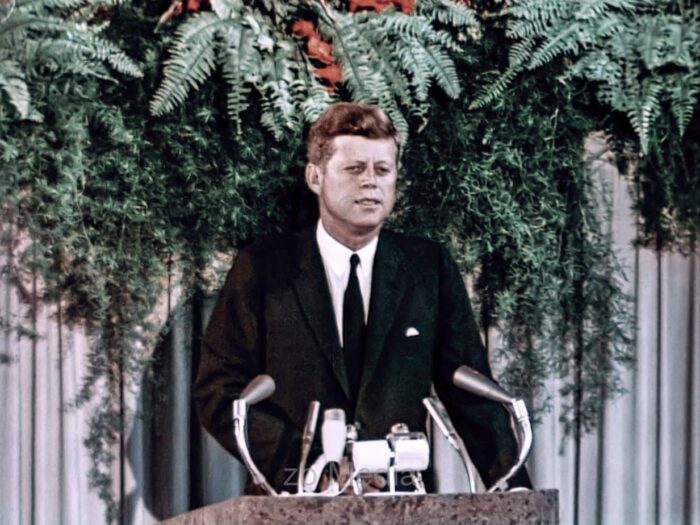 Präsident John F. Kennedy Deutschlandbesuch 1963