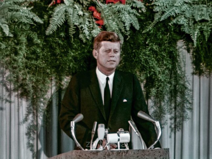 Präsident John F. Kennedy Deutschlandbesuch 1963