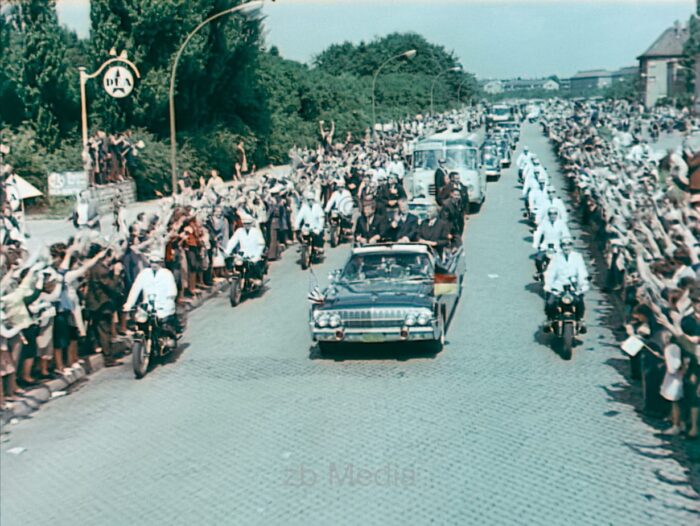 Präsident John F. Kennedy Deutschlandbesuch 1963