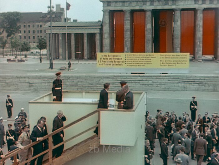 Präsident John F. Kennedy Deutschlandbesuch 1963