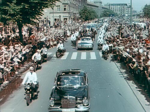 Präsident John F. Kennedy Deutschlandbesuch 1963