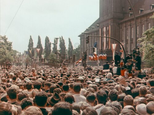 Präsident John F. Kennedy Deutschlandbesuch 1963