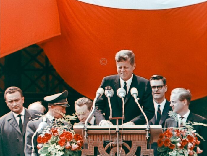 Präsident John F. Kennedy Deutschlandbesuch 1963