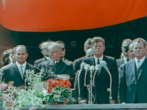 Präsident John F. Kennedy Deutschlandbesuch 1963