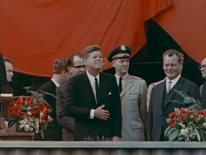 Präsident John F. Kennedy Deutschlandbesuch 1963