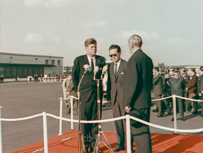 Präsident John F. Kennedy Deutschlandbesuch 1963