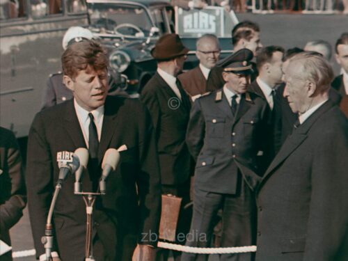 Präsident John F. Kennedy Deutschlandbesuch 1963