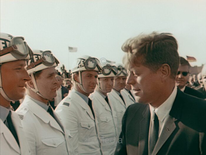 Präsident John F. Kennedy Deutschlandbesuch 1963