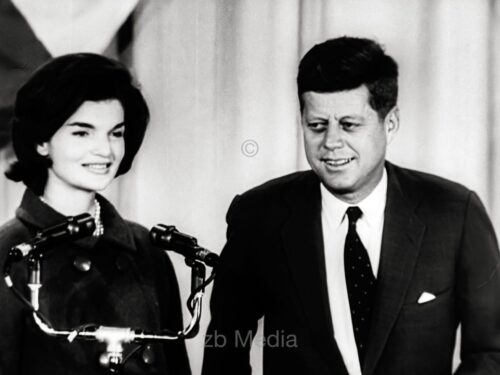 Präsident John F. Kennedy und Jacqueline