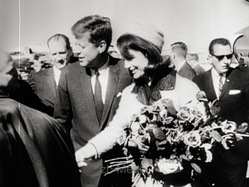 Präsident John F. Kennedy und Jacqueline Dallas 1963