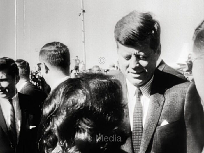 Präsident John F. Kennedy und Jacqueline Dallas 1963