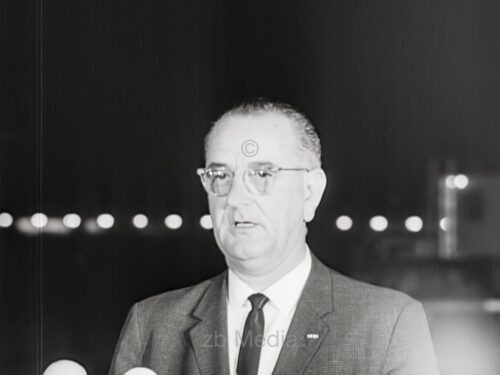 Lyndon B. Johnson nach der Ermordung von John F. Kennedy