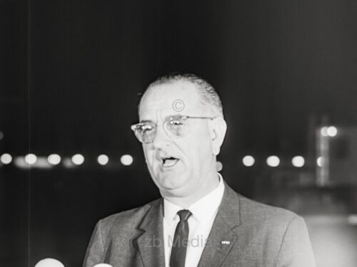 Lyndon B. Johnson nach der Ermordung von John F. Kennedy