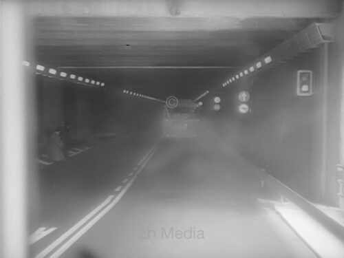 Eröffnung Großer Sankt Bernhard Tunnel 1964