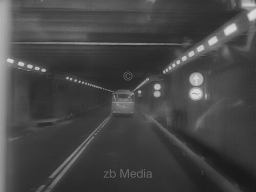 Eröffnung Großer Sankt Bernhard Tunnel 1964