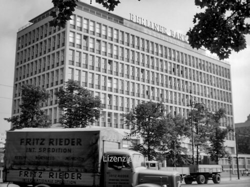 Berliner Bank an der Hardenbergstraße 1955