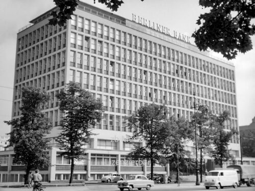 Berliner Bank an der Hardenbergstraße 1955