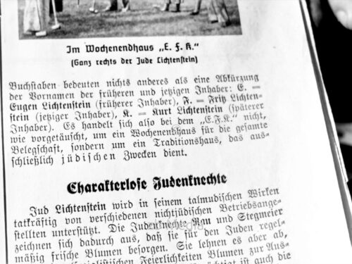 Antisemitismus in Nazi-Deutschland. Der Stürmer vom September 1937