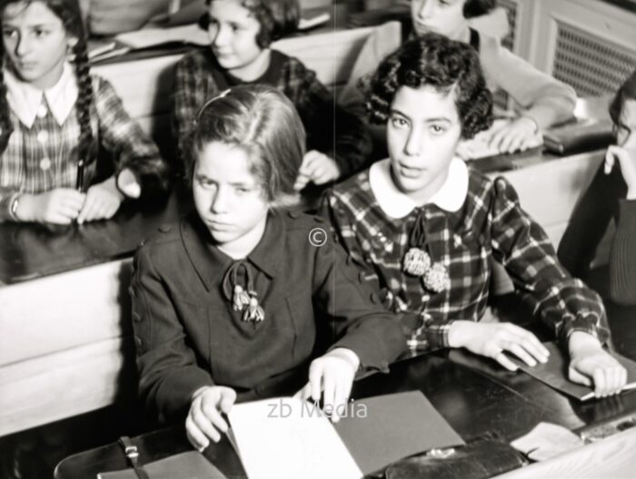 Schulklasse in der jüdischen Goldschmidtschule in Berlin 1937