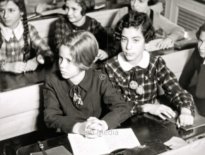 Schulklasse in der jüdischen Goldschmidtschule in Berlin 1937