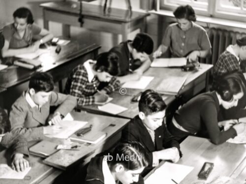 Schulklasse in der jüdischen Goldschmidtschule in Berlin 1937