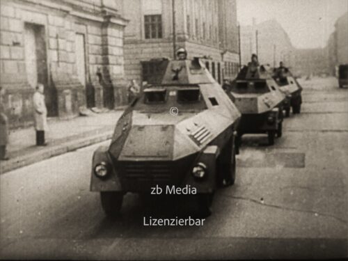 Sowjetischer Panzerwagen in Berlin