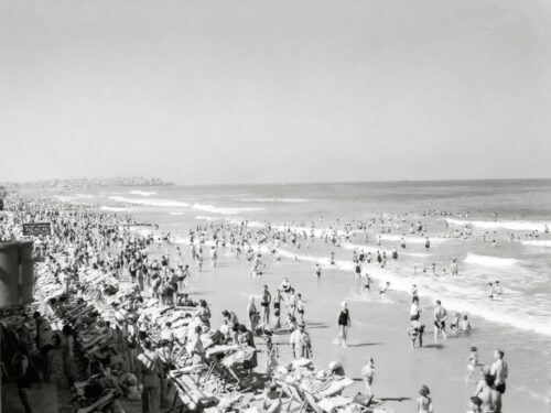 Badestrand von Tel Aviv 1935