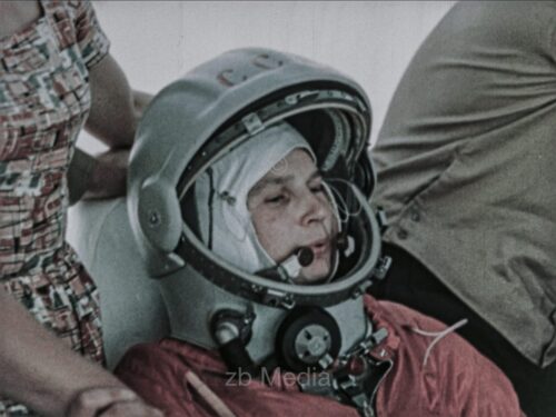 Verabschiedung von Tereschkowa bei Vostok 6 Flug