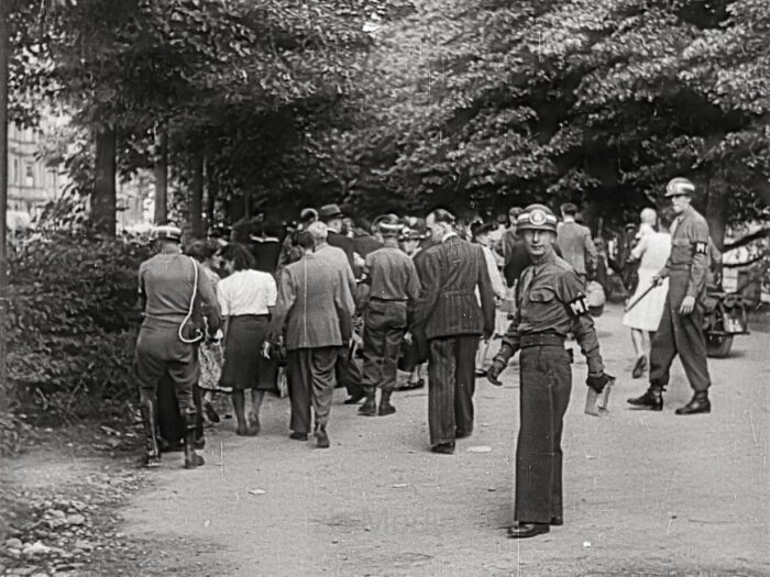 Schwarzmarkt-Razzia in München 1946