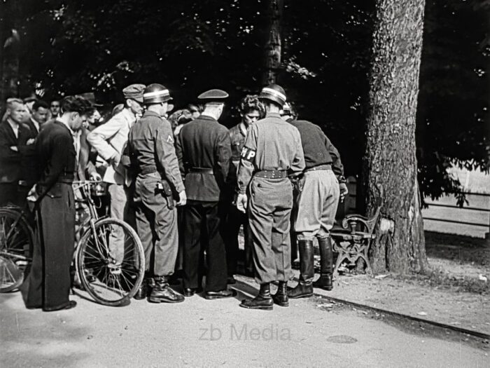 Schwarzmarkt-Razzia in München 1946