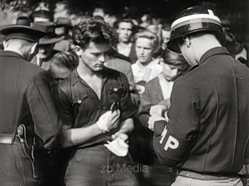 Schwarzmarkt-Razzia in München 1946