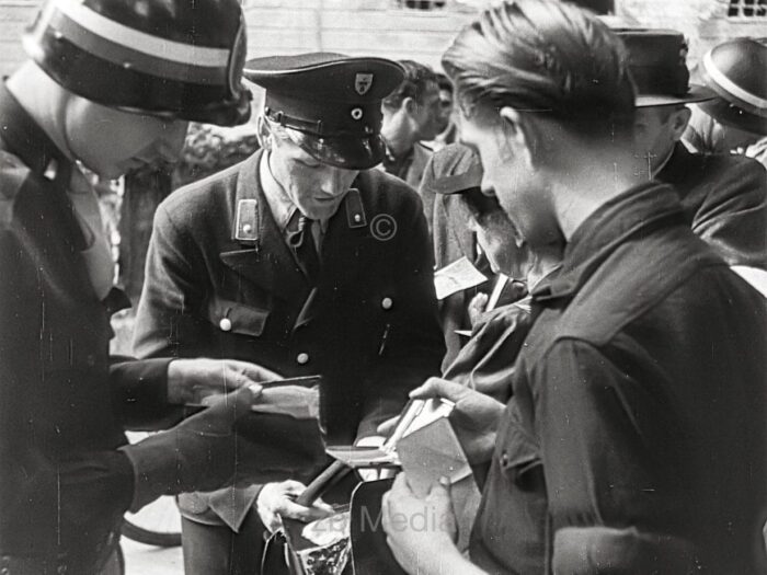 Schwarzmarkt-Razzia in München 1946